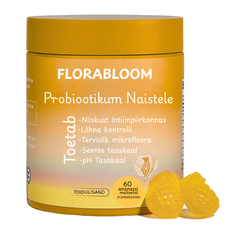 FloraBloom Probiootilised Kummikommid Naistele